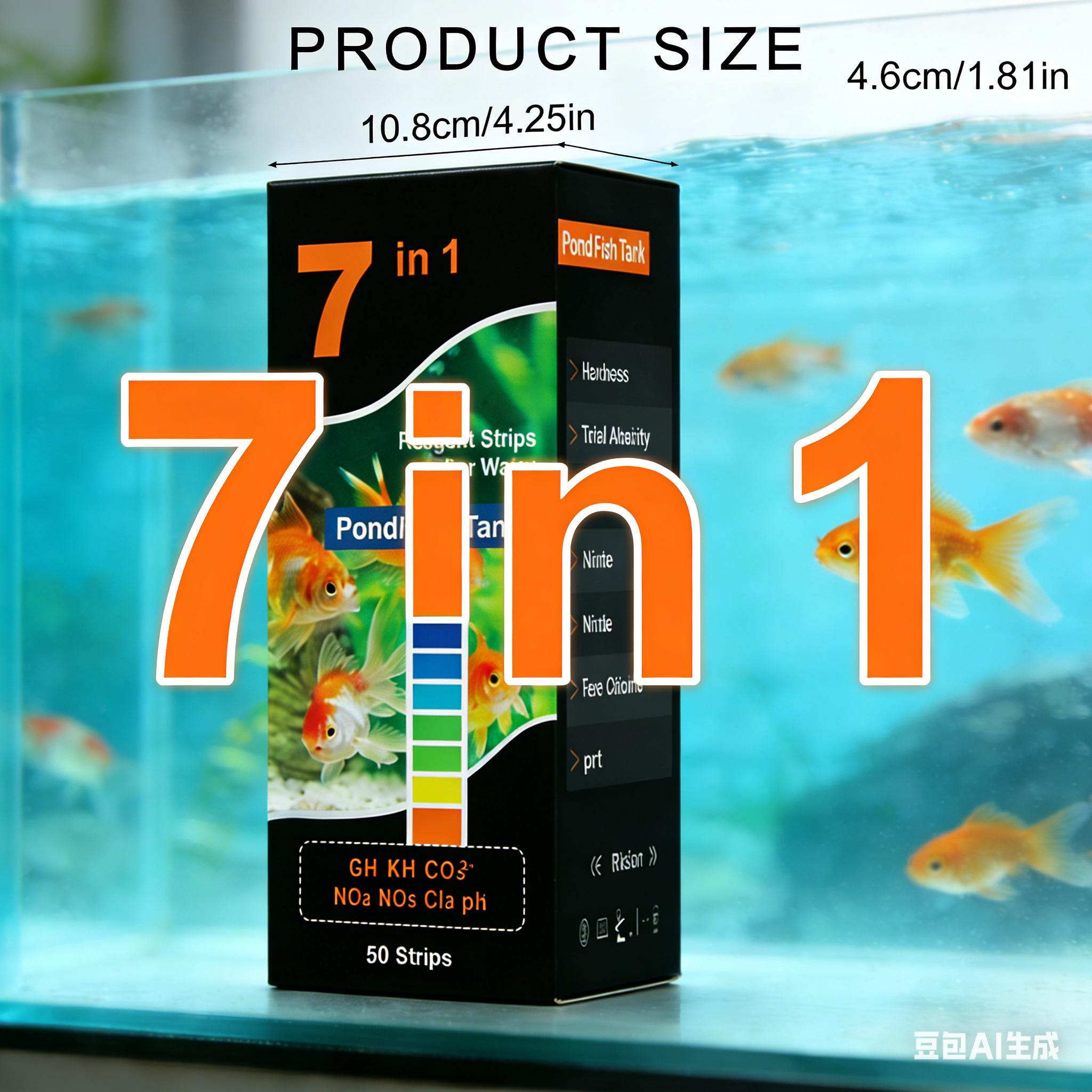 Ph Strip Test - Yeni 7 in 1 Akvaryum Yüzme
