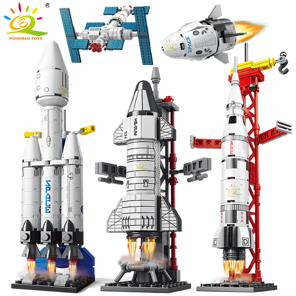 Solar System Orrery - HUIQIBAO Mini Havacılık İnsanlı Roket Modeli