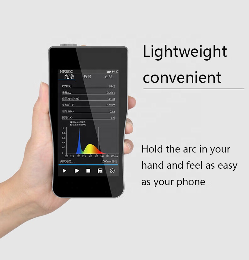 Spectroscope Handheld - HP350B El Tipi Mavi Işık Spektroskopik