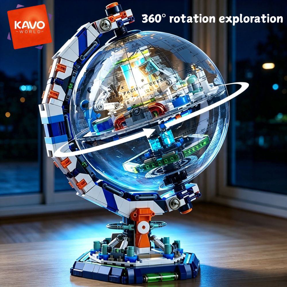Is Learning Science A Hobby - KAVOWORLD 1793 Parça Uzay İstasyonu Yapım