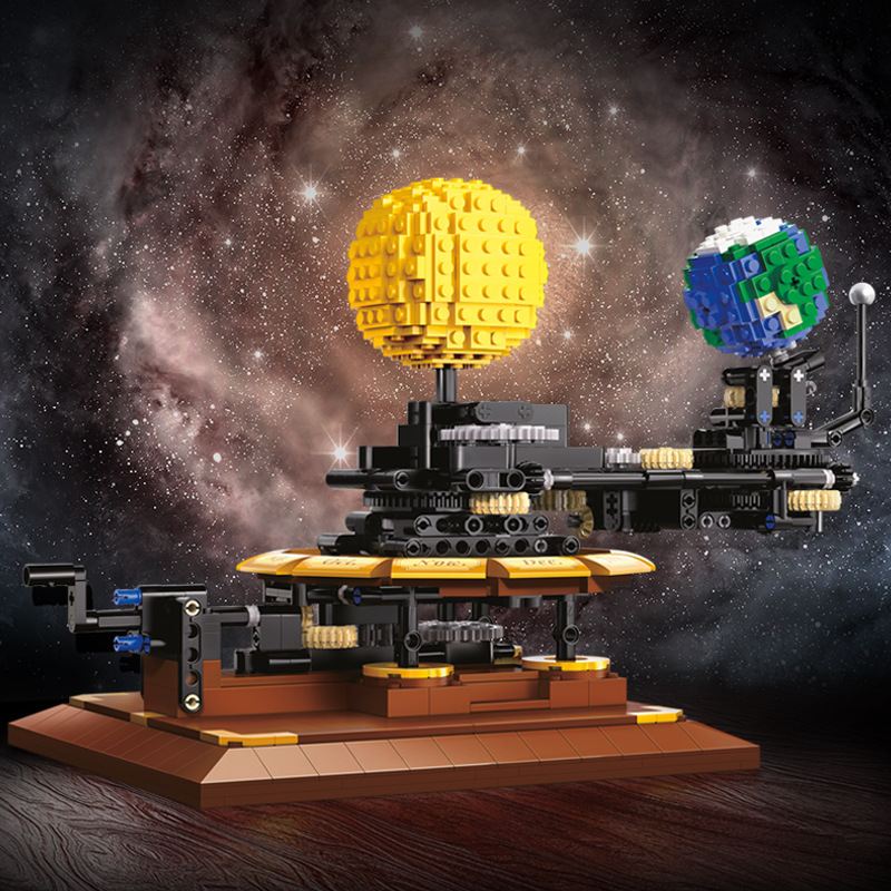 Solar System Orrery - Dünya, Ay ve Güneş Orrery Modeli