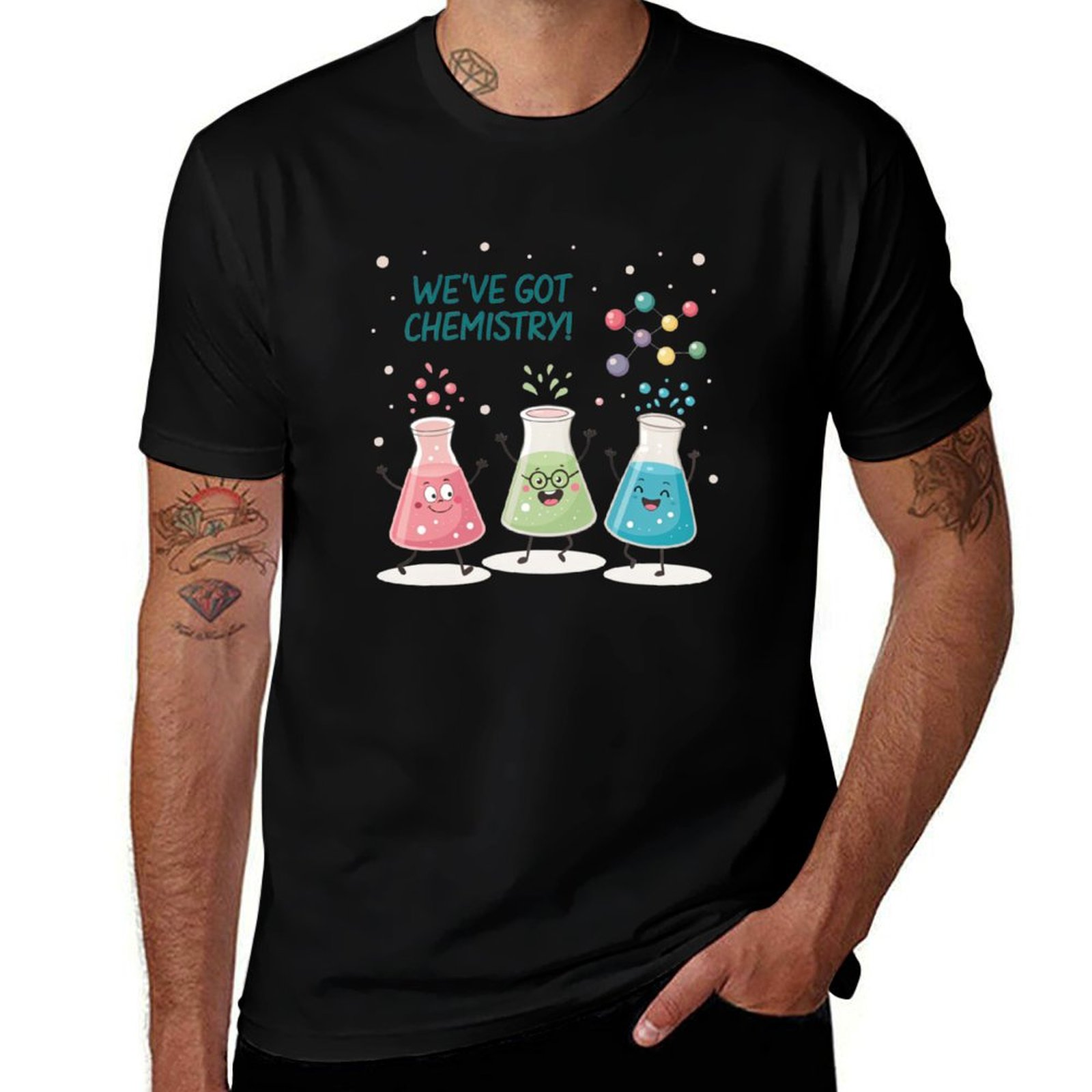 Science Buddies - Science Beaker Buddies Tişörtü Hafif Yürüyüş