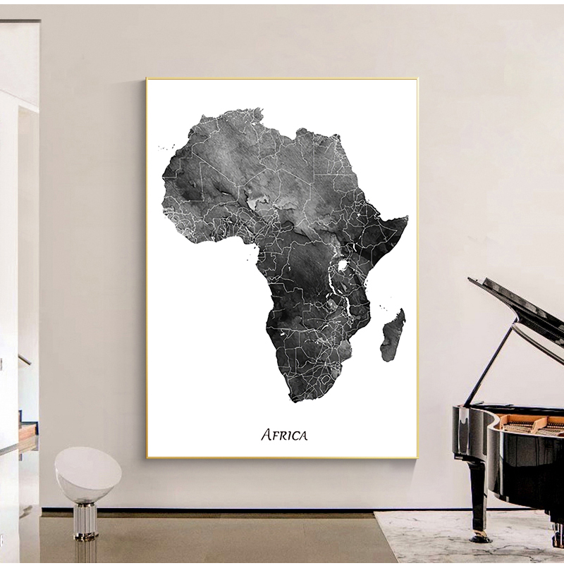 Afrika haritası posterler ve b - Star Map Poster incelemesi ve fiyatı