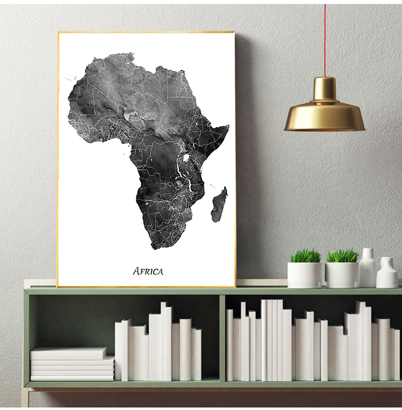 Afrika haritası posterler ve b - Star Map Poster incelemesi ve fiyatı
