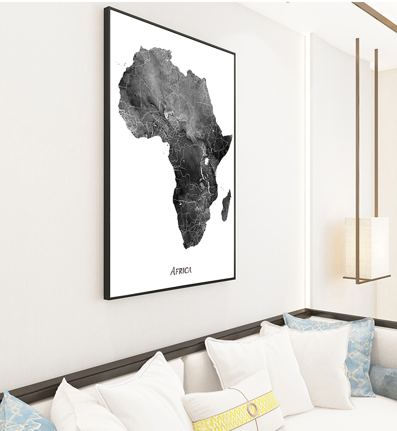 Afrika haritası posterler ve b - Star Map Poster incelemesi ve fiyatı