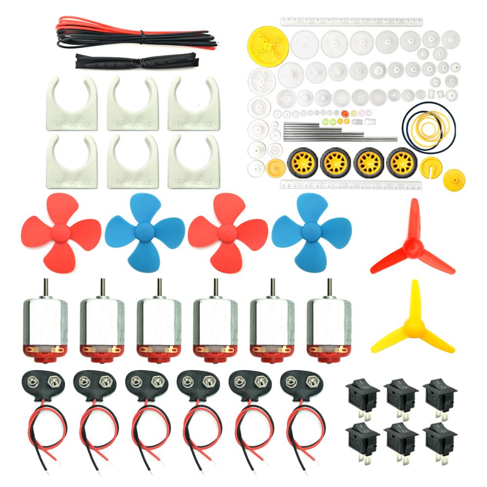 6 Set motorlar kiti, mini elek - Science And Hobby incelemesi ve fiyatı