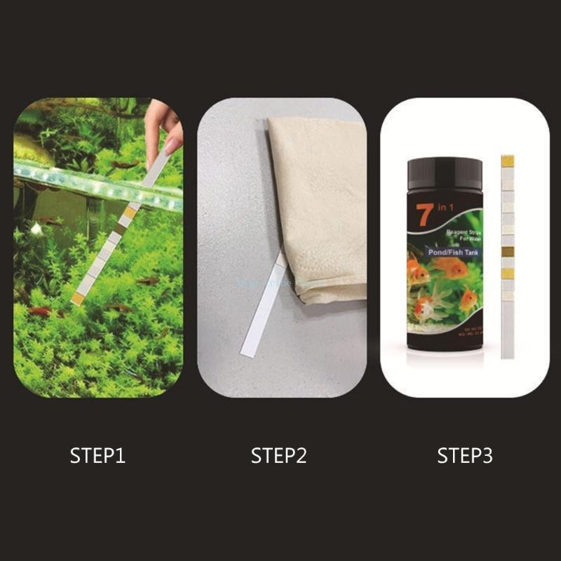 Yeni 7 in 1 Akvaryum Yüzme Hav - Ph Strip Test incelemesi ve fiyatı