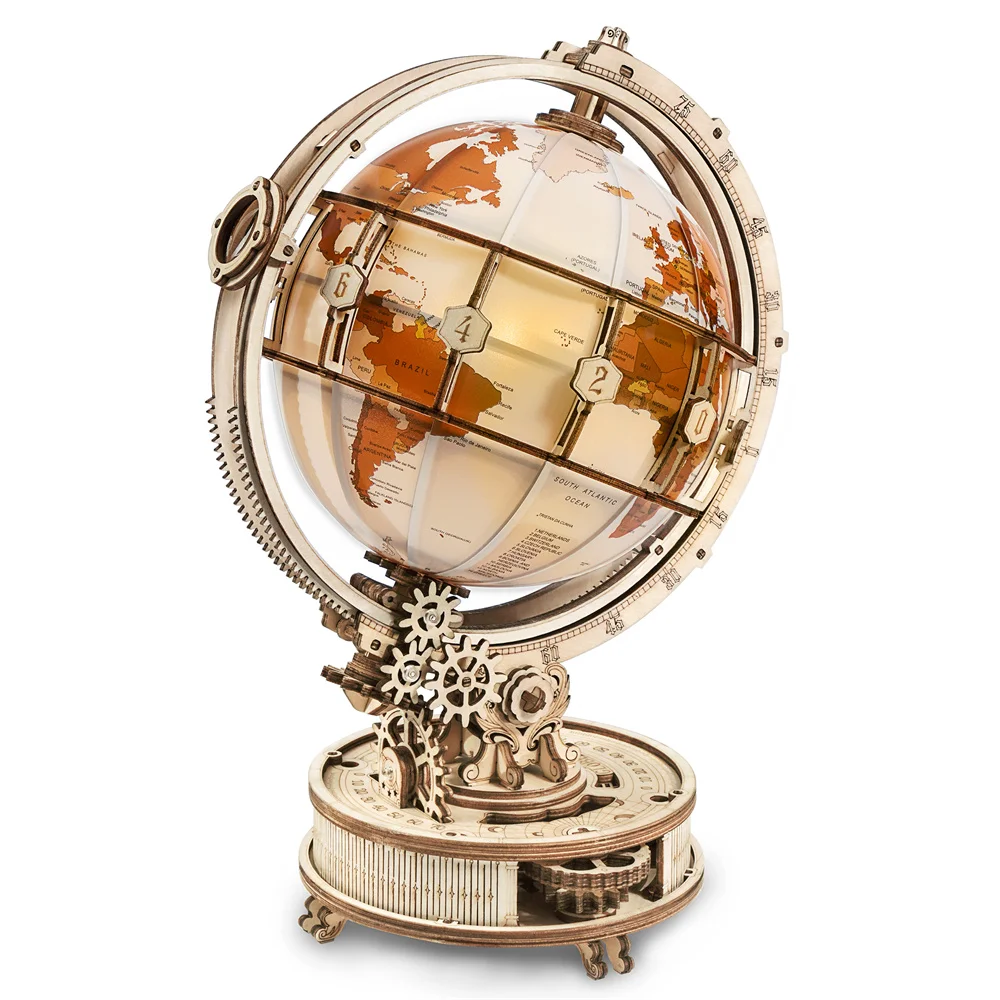 Ahşap Küre Lamba 3D Yapboz Oyu - Solar System Orrery incelemesi ve fiyatı
