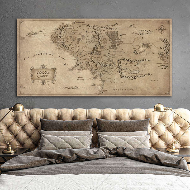 Retro-rab-of-yüzükler harita P - Star Map Poster incelemesi ve fiyatı