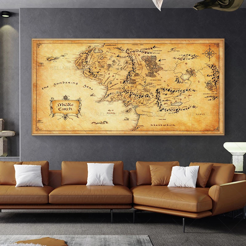 Retro-rab-of-yüzükler harita P - Star Map Poster incelemesi ve fiyatı