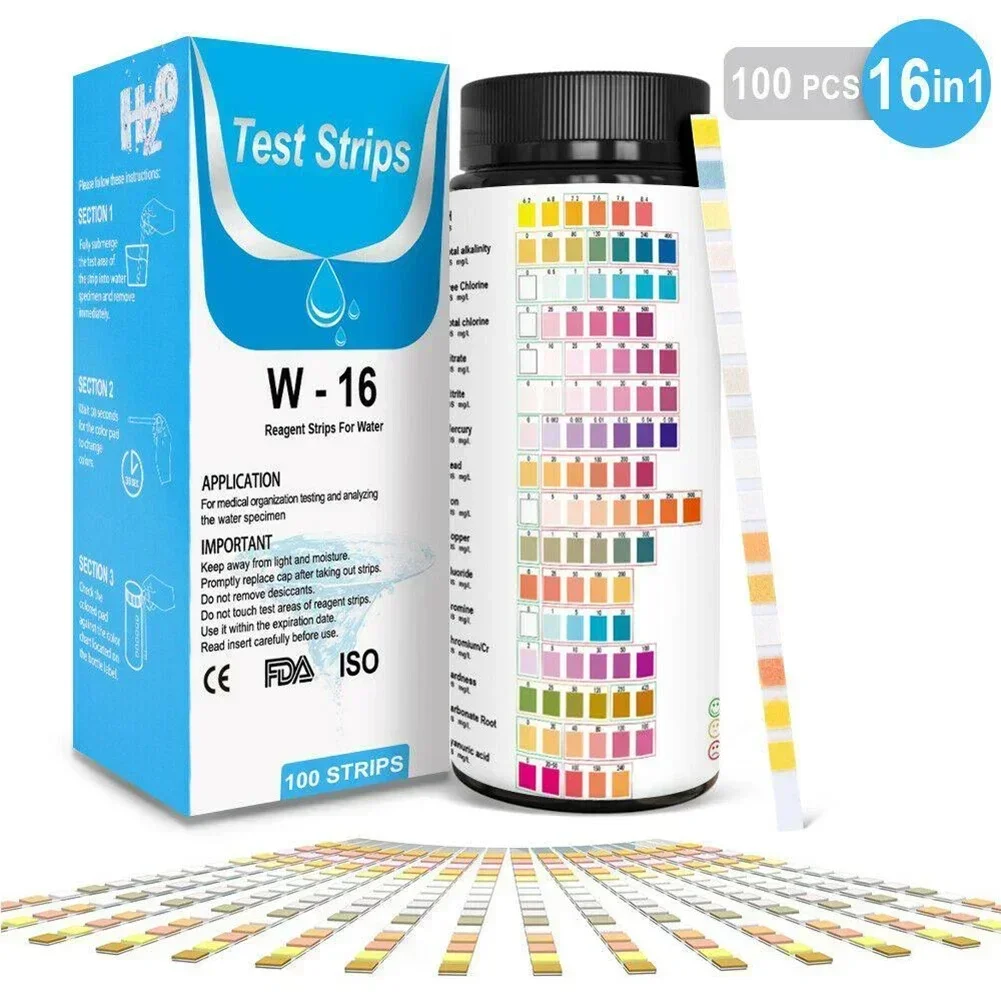 16 In 1 İçme Suyu Test Kiti PH - Ph Strip Test incelemesi ve fiyatı
