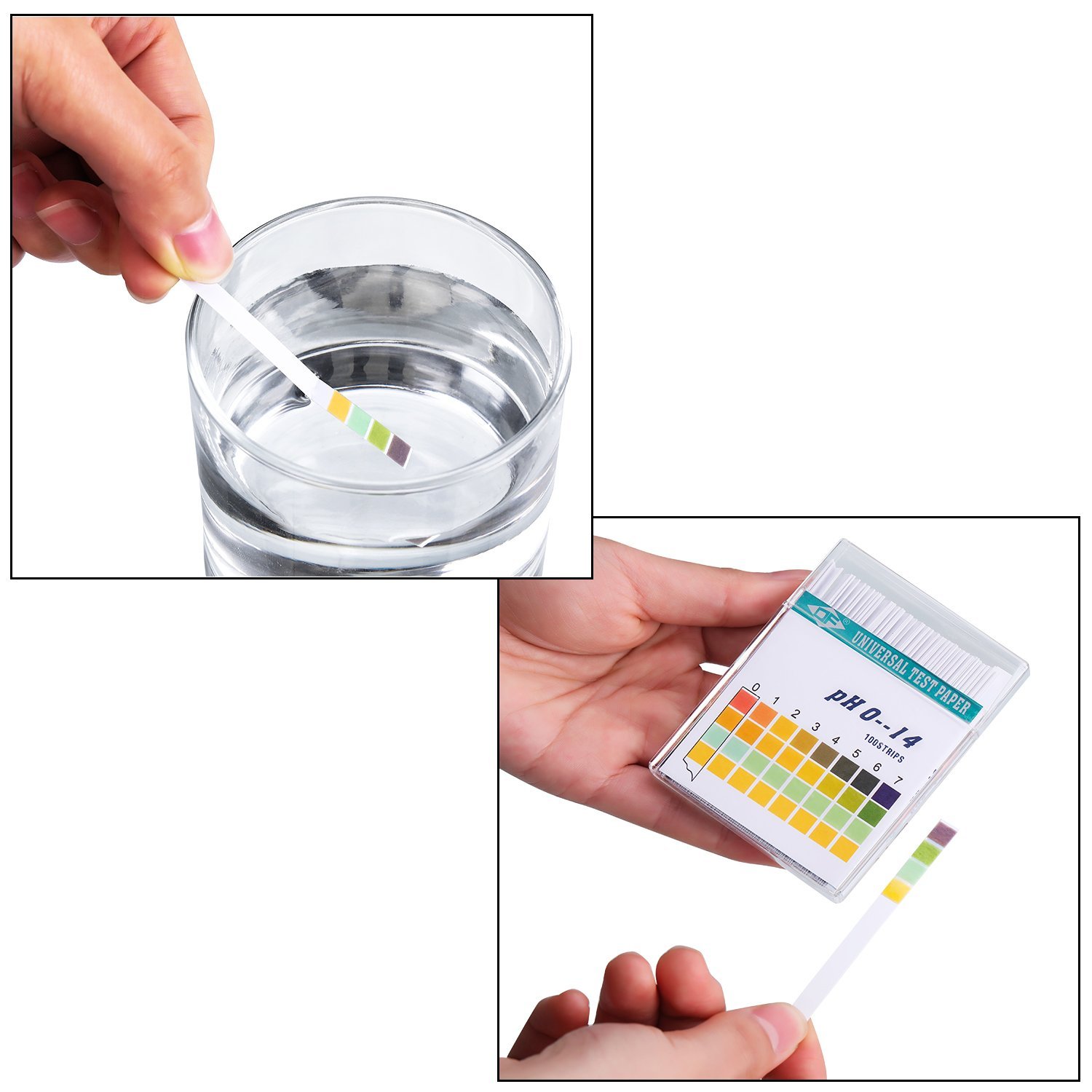 100 Şerit 0-14 PH Alkali Asit  - Ph Strip Test incelemesi ve fiyatı