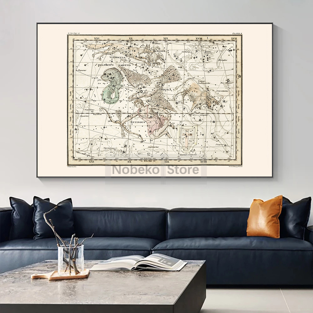 Burç Haritası Astroloji Harita - Star Map Poster incelemesi ve fiyatı