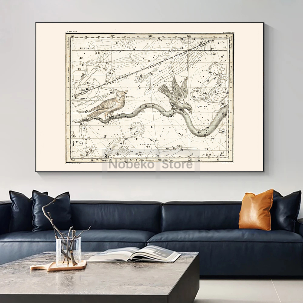 Burç Haritası Astroloji Harita - Star Map Poster incelemesi ve fiyatı