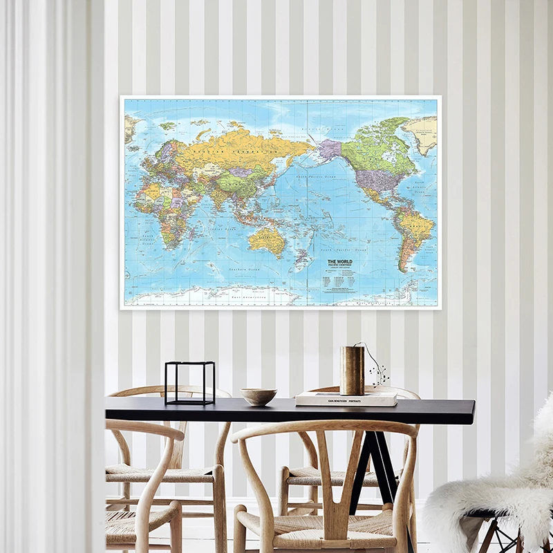 Dünya Haritası 2012 Kumaş Büyü - Star Map Poster incelemesi ve fiyatı