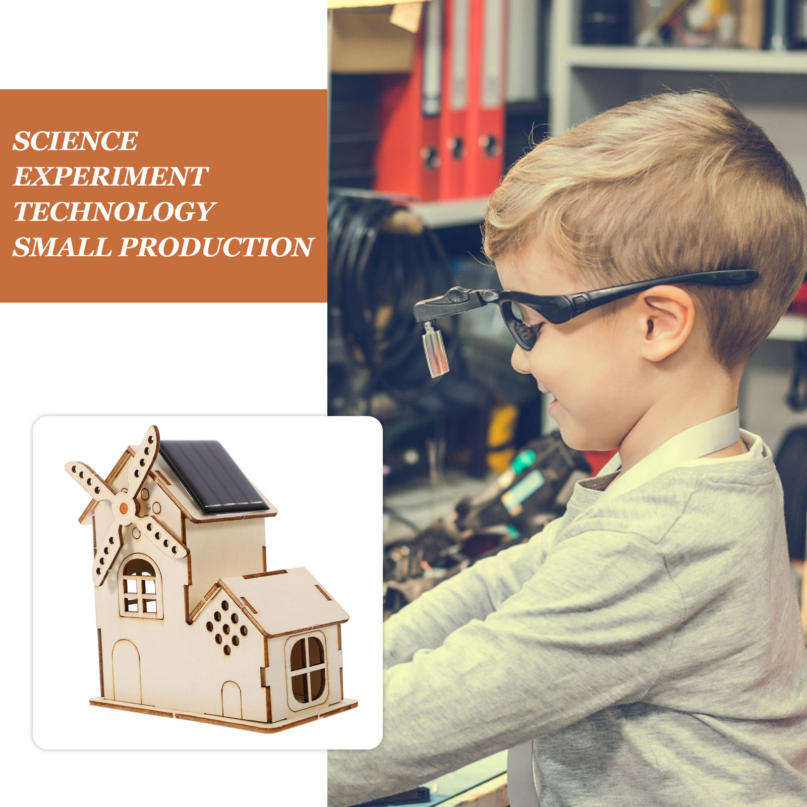1 Set DIY Güneş Enerjili Yel D - Science Project Diy incelemesi ve fiyatı