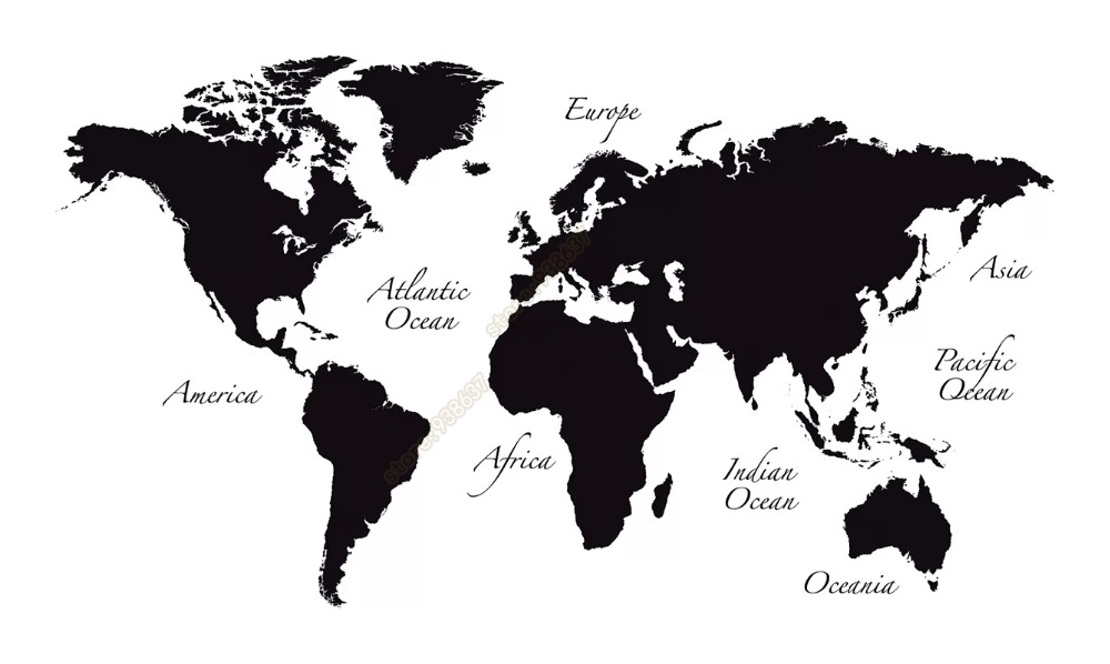 Büyük dünya haritası vinil duv - Star Map Poster incelemesi ve fiyatı
