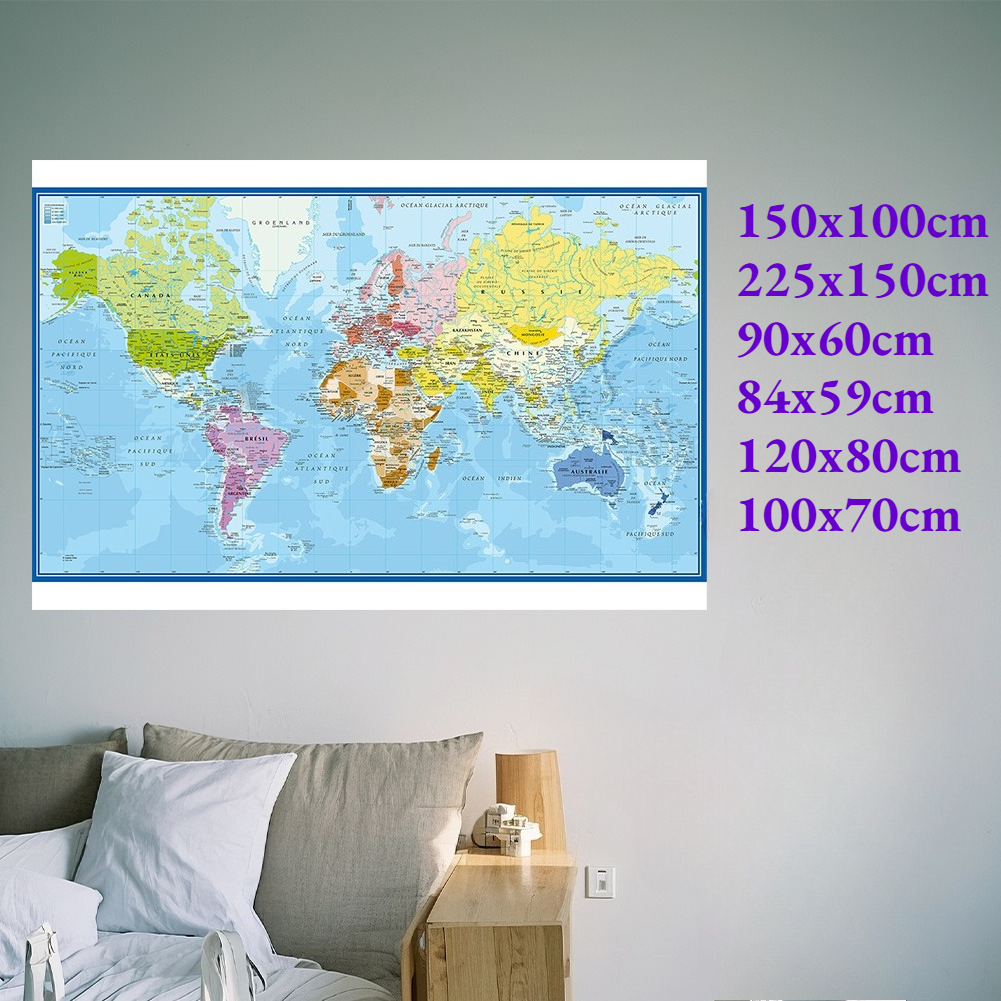 Carte Du Monde Dünya Haritası  - Star Map Poster incelemesi ve fiyatı
