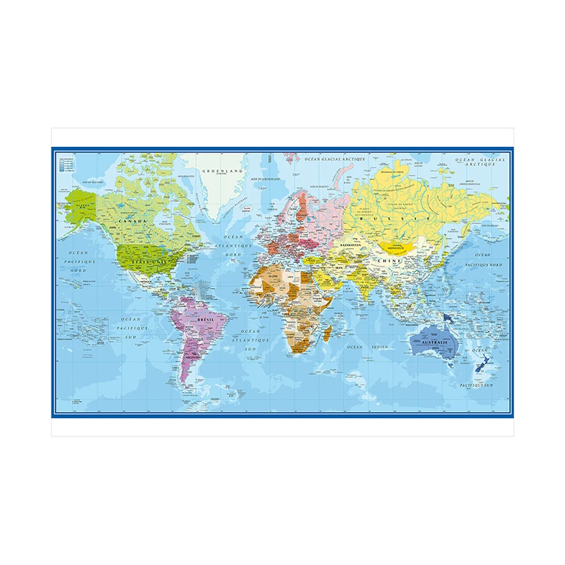 Carte Du Monde Dünya Haritası  - Star Map Poster incelemesi ve fiyatı
