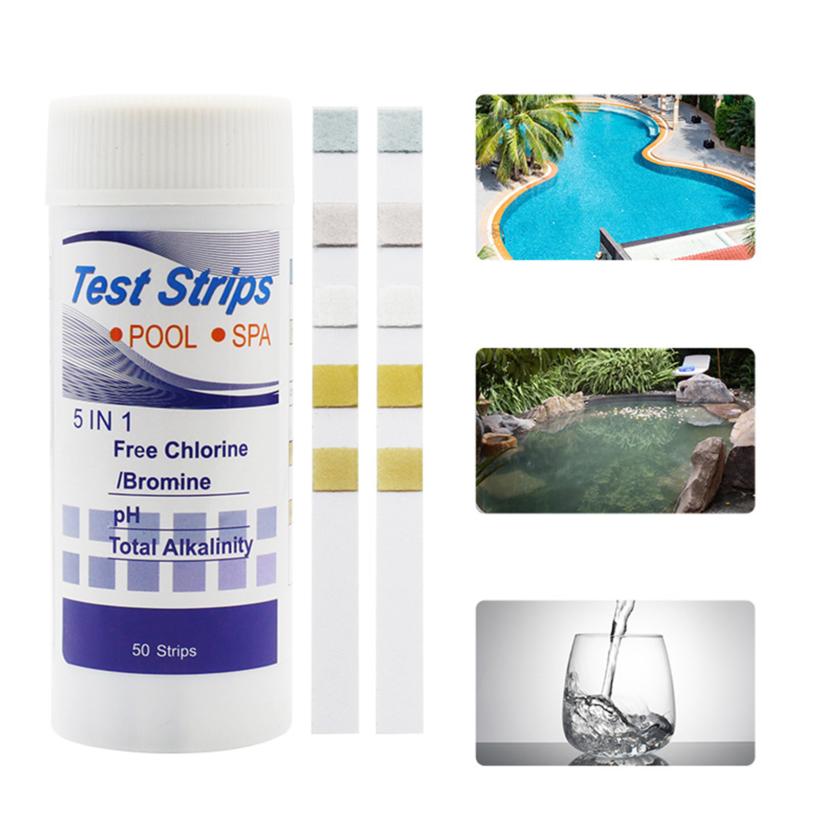 50 adet Çok Amaçlı Klor PH Tes - Ph Strip Test incelemesi ve fiyatı