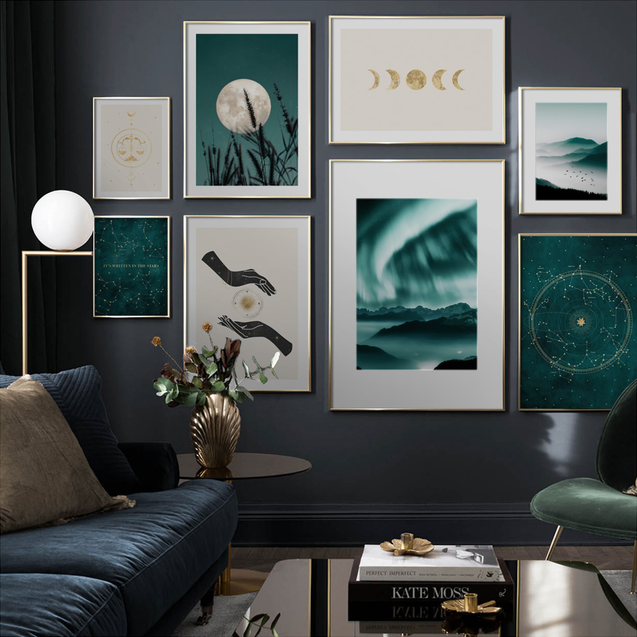 Kuzey Işıkları Burç Haritası A - Star Map Poster incelemesi ve fiyatı
