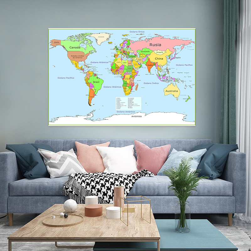 Coğrafya Eğitim Araçları, Düny - Star Map Poster incelemesi ve fiyatı