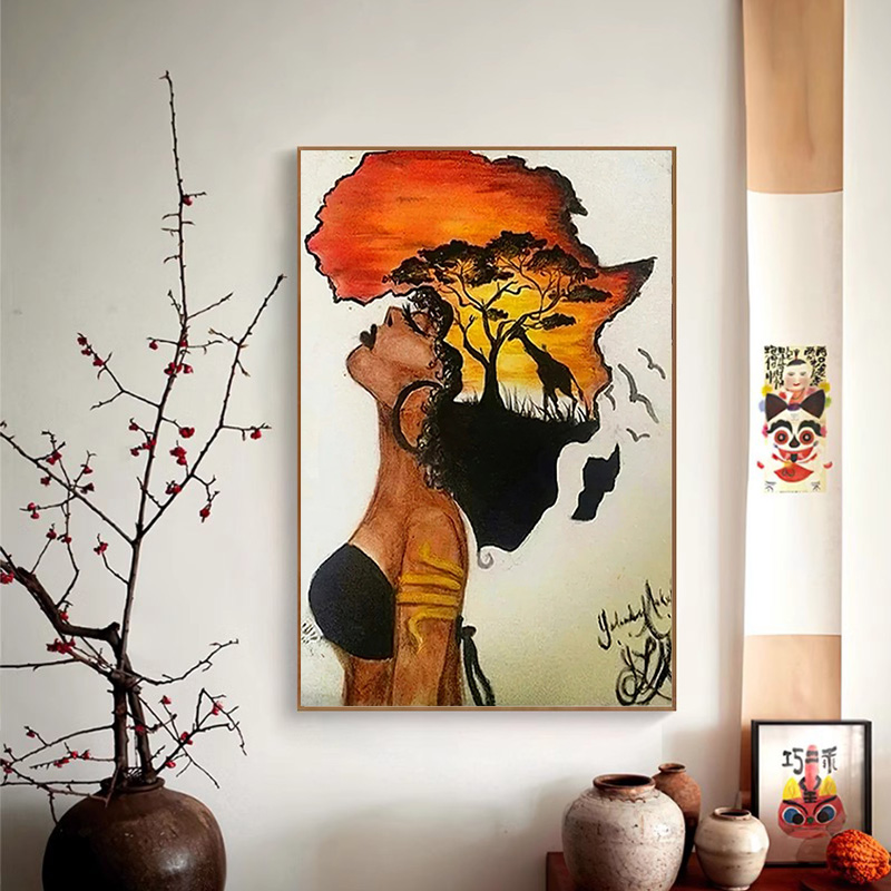 Klasik afrika kadın posterler  - Star Map Poster incelemesi ve fiyatı